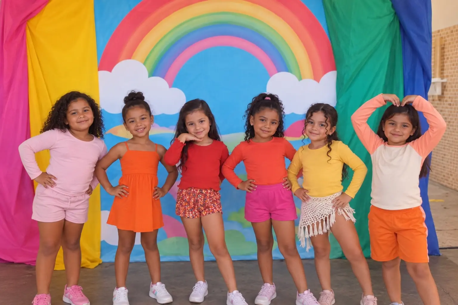 Alunas da Educação Infantil na Semana das Crianças